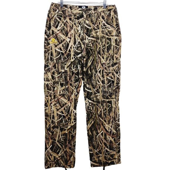 Mossy Oak Mens Camouflage cargo Pants 32X34   Outdoor Hunting Apparel - Picture 1 of 13